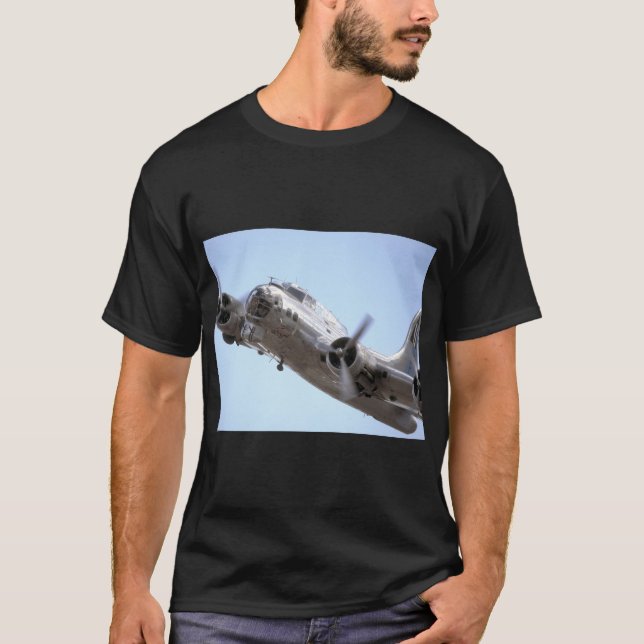 På en flygande fästning Springa-B17 T Shirt (Framsida)