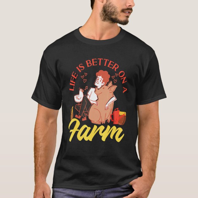 På en gård t shirt (Framsida)