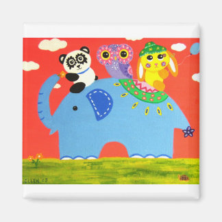 På en giants baksida magnet