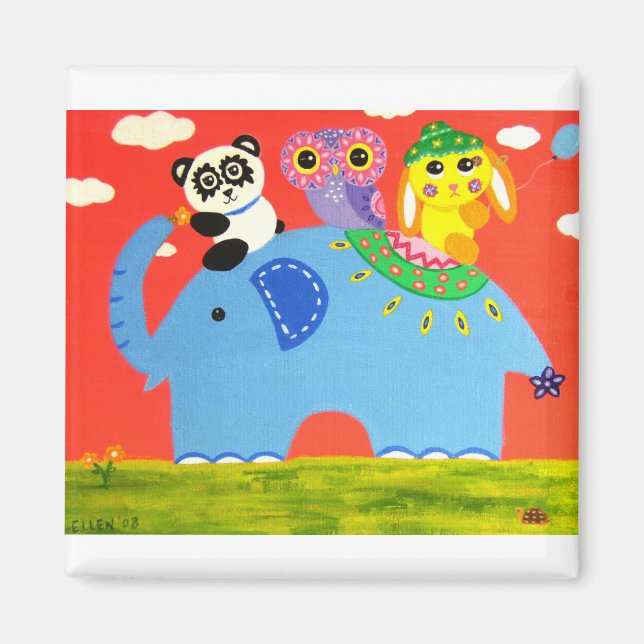 På en giants baksida magnet (Framsidan)