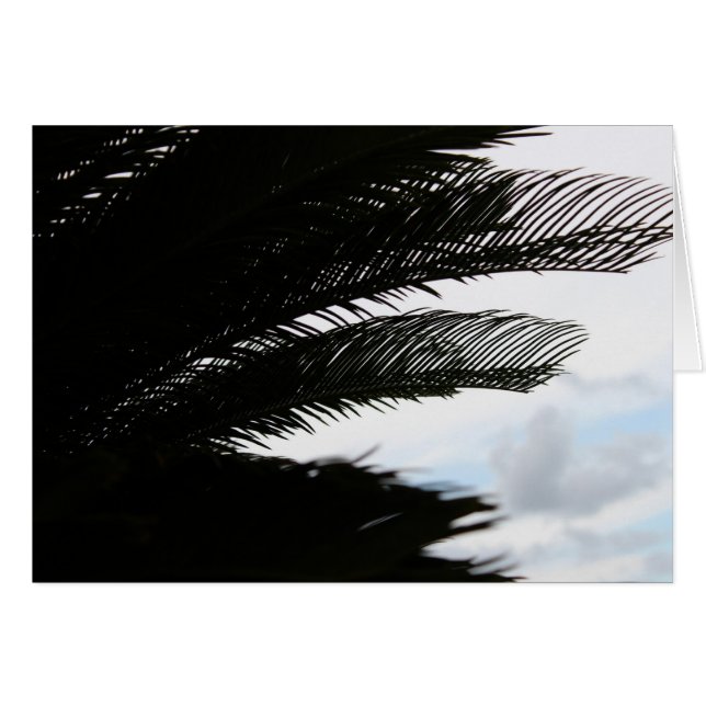 På en grumlig dag hälsningskort (Framsidan Horizontal)