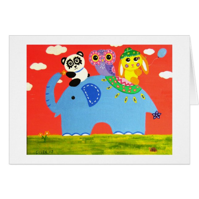 På en jätte baksida OBS kort (Framsidan Horizontal)