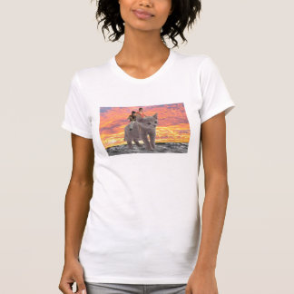 på en kittiekatt tee shirt
