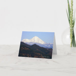 På en klar dag är Mt. Shasta..... Kort