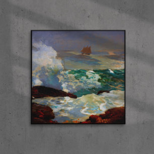 På en läshamn Winslow Homer 1900 Poster