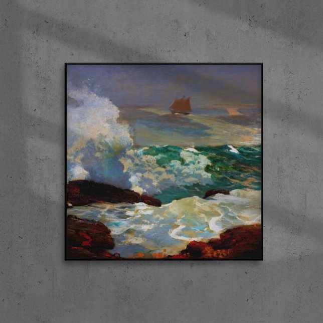 På en läshamn Winslow Homer 1900 Poster (Skapare uppladdad)