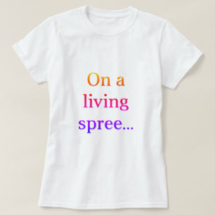 På en levande spö T-Shirt