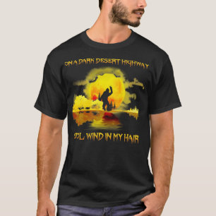 På en Mörk Ökenrävvägs-Vind i Coolan i mitt hår T Shirt