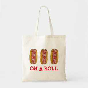 På en roll maine Lobster Roll Tote Bag Tygkasse