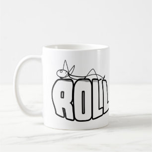 På en rulla kaffemugg