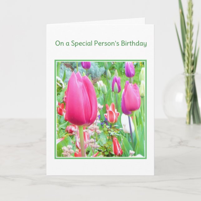 På en Speciell persons födelsedag...religiösa Kort (Framsida)