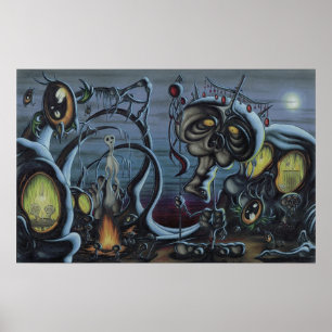 På en tyst måndagskvällning poster