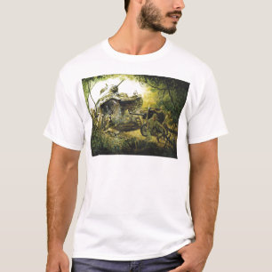 På en väggspärr på vägen till den Bataan T-shirt