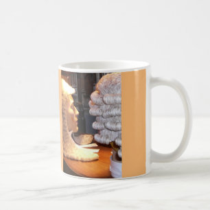 "På engelska Wigs för advokater/för Kaffemugg