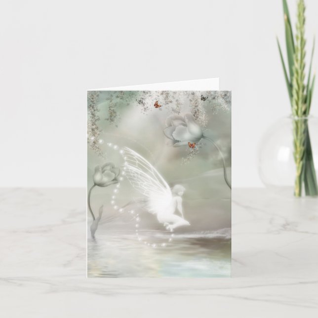 På ett tomt kort för grå morgon (Framsida)