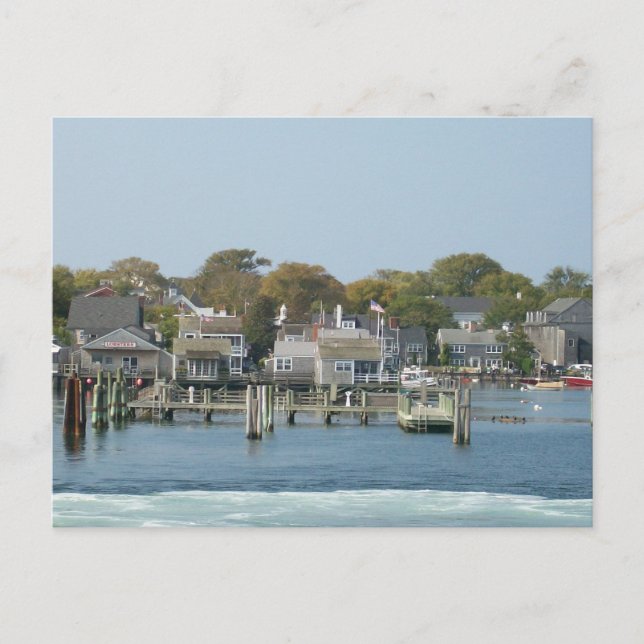 På färjan vykort (Framsida)