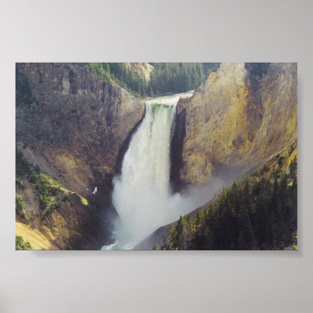 På floden Yellowstone Poster (Framsidan)