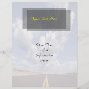 På flygplanet reklamblad