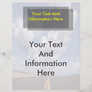 På flygplanet reklamblad