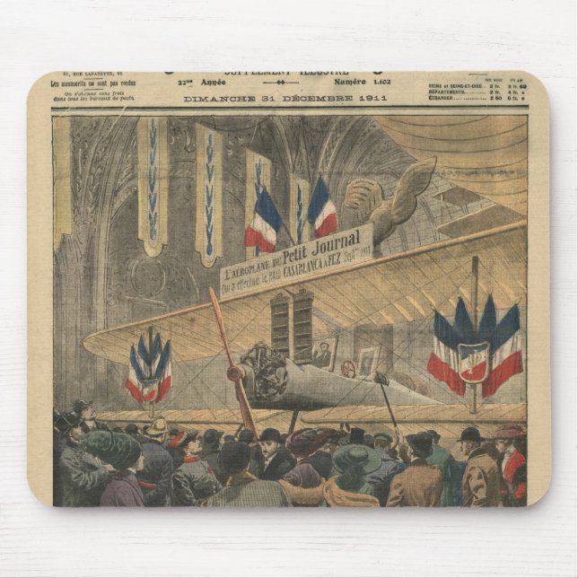 På flygplansalongen musmatta (Framsidan)