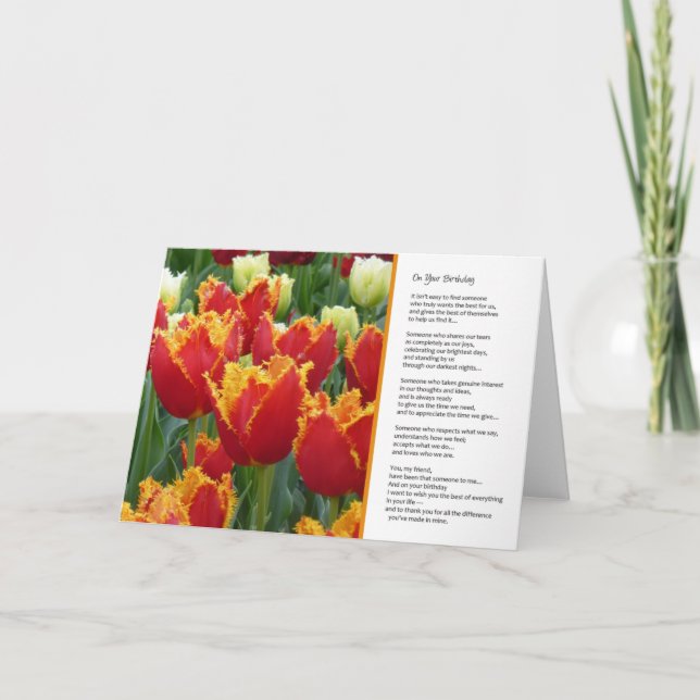 På födelsedagen är det inte lätt att hitta... kort (Framsida)