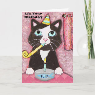 På födelsedagen, Tux ART CARD Jamie W. Edwards, de Kort
