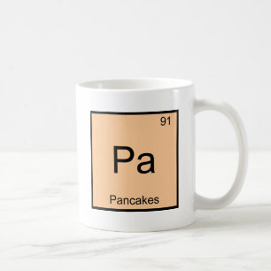 Pa - För kemiinslag för pannkakor rolig Kaffemugg