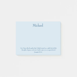 På fredkristen post-it block