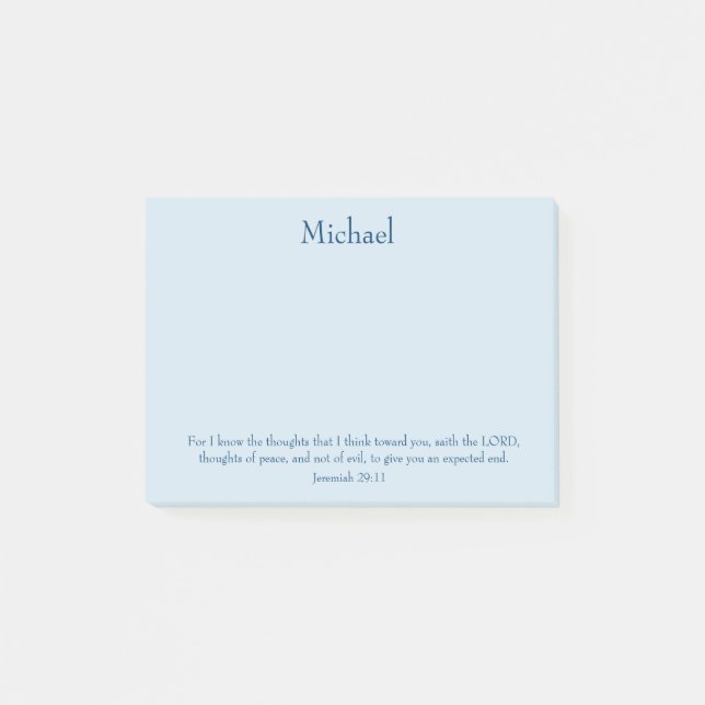 På fredkristen post-it block (Framsida)