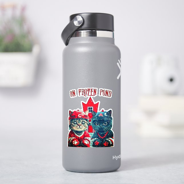 på frusen damm klistermärken (HydroFlask)