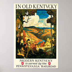 På gamla Kentucky Poster