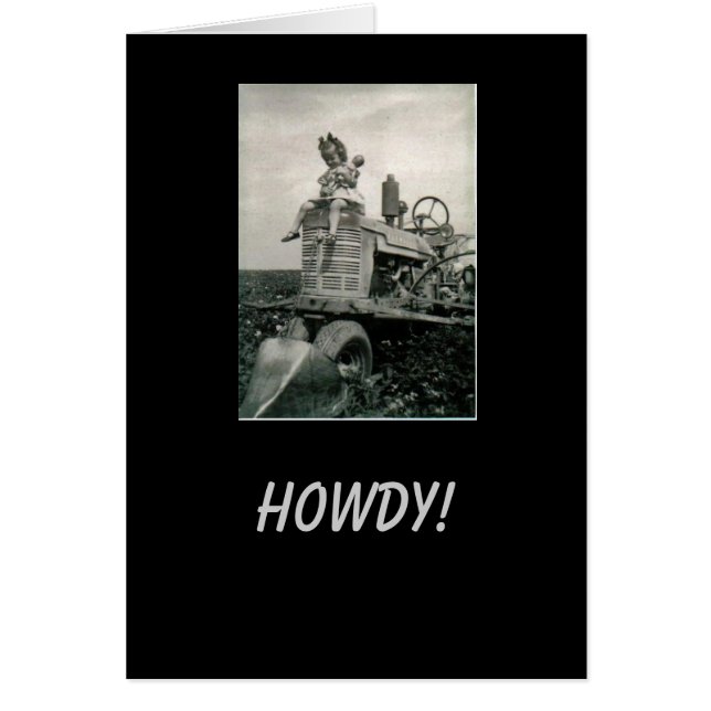 På gården hälsningskort (Framsidan)