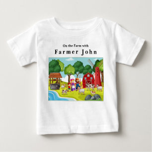 På gården med Farmer John och Djur  T Shirt