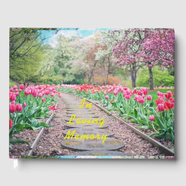 På gästen för överminnesminne Bok: begravningsgäst Gästböcker (Framsida)