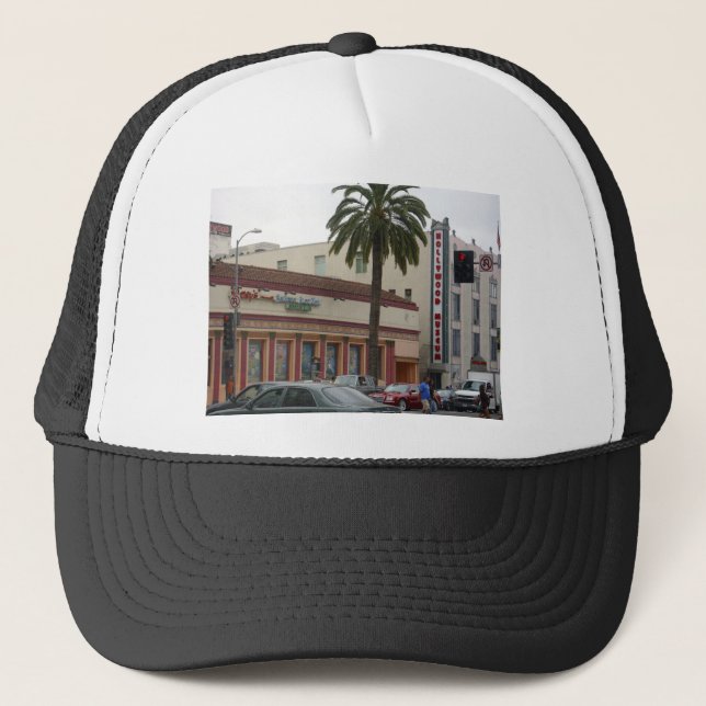 På gatorna i Hollywood Boulevard Truckerkeps (Framsida)
