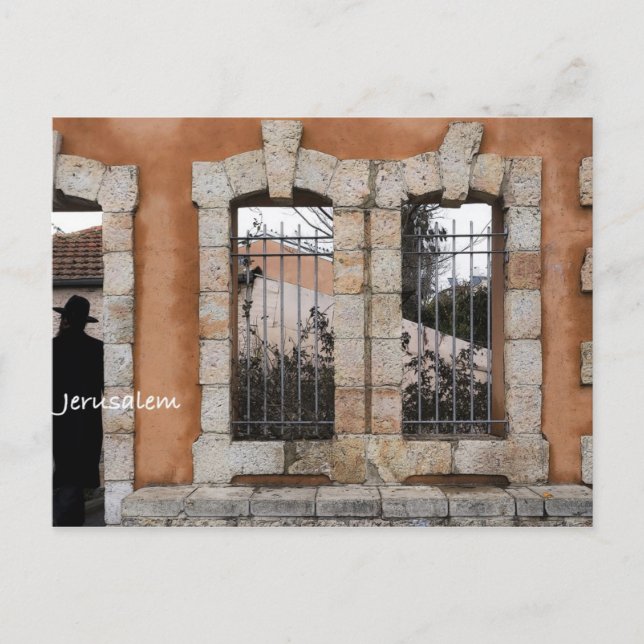 På gatorna i jerusem vykort (Framsida)