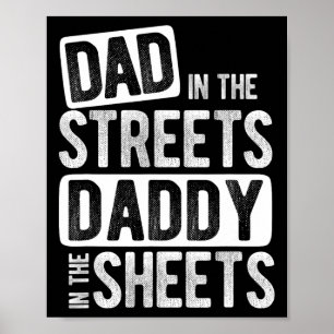 På gatorna, pappa i Lakan bästa Pappa någonsin Poster