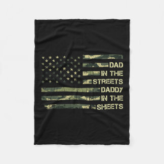 På gatupappa i Lakan Far 39s Dag 1 Fleecefilt