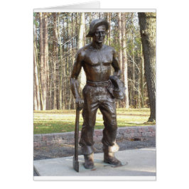 Pa Grand Canyon CCC Statue Closeup.JPG Hälsningskort