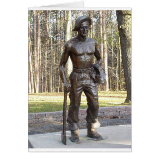 Pa Grand Canyon CCC Statue Closeup.JPG Hälsningskort