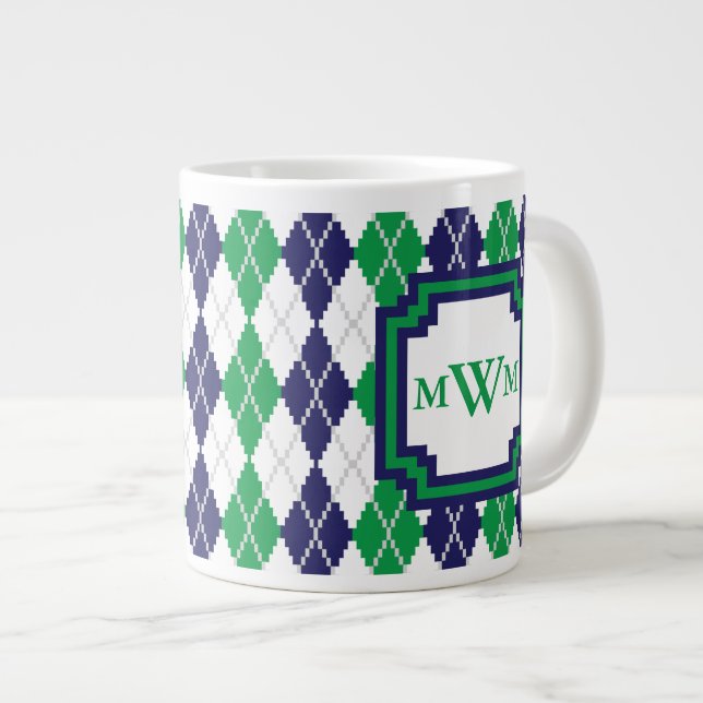 På Grönten Argyle Specialty Mugg Jumbo Mugg (Framsida höger)