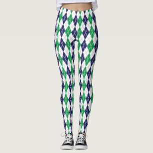 På Grönten Argyllene legeringar Leggings