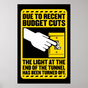 På grund av budgetnedskärningar lyser ljuset i slu poster