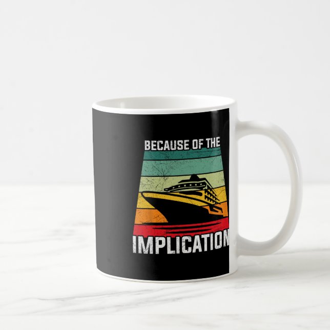 På grund av implikationsresenär båttur kryssning kaffemugg (Höger)