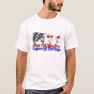 På grund av indiankrigaren tee shirt