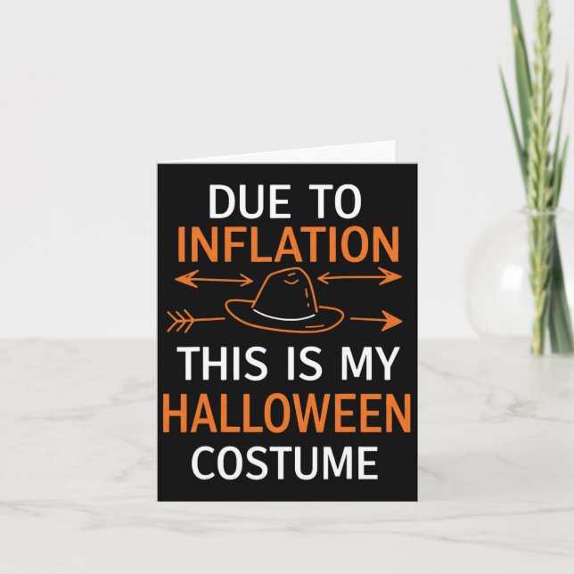 På grund av inflation är det här min Halloween Cos Kort (Framsida)