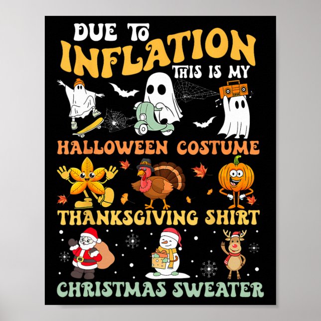 På grund av inflation är det här min Halloween Cos Poster (Framsidan)