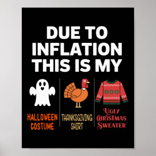 På grund av inflation är det här min Halloween-drä Poster