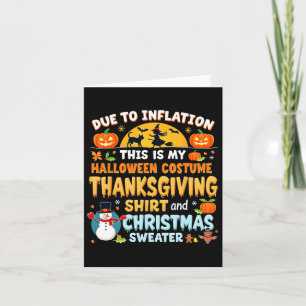 På grund av inflation är det här min Halloween-Tha Kort