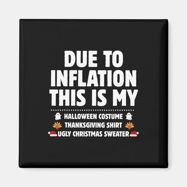 På grund av inflation är det här min Halloween-Tha Magnet (Framsidan)